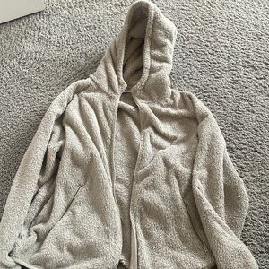 Tna ariztia fluffy/teddy  zip up